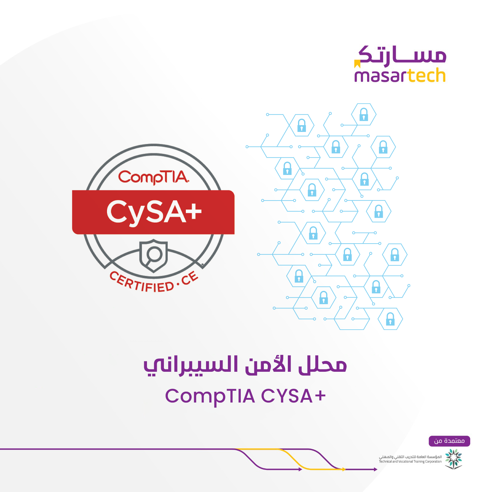 دورة محلل الأمن السيبراني +CompTIA CySA